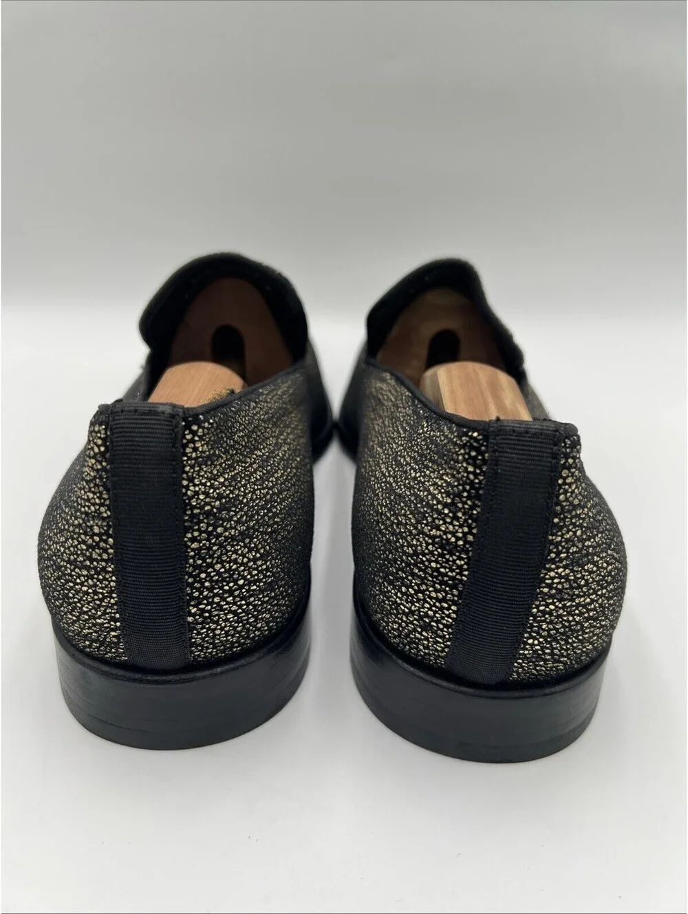 Men’s Saks Fifth Avenue Collection Glitter Canvas Loafers Size 10M